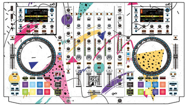 Denon DJ MCX 8000 Skin Mizucat White